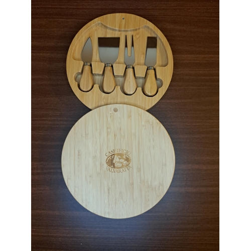 Tagliere rotondo 4 coltelli... 2